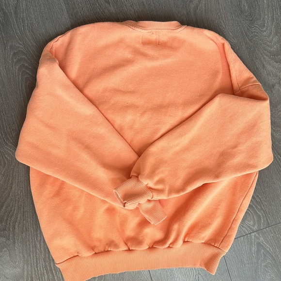 ASOS Pull&Bear California varsity sweatshirt crewneck orange S - Picture 9 of 9